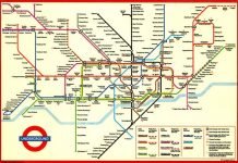 The London underground map